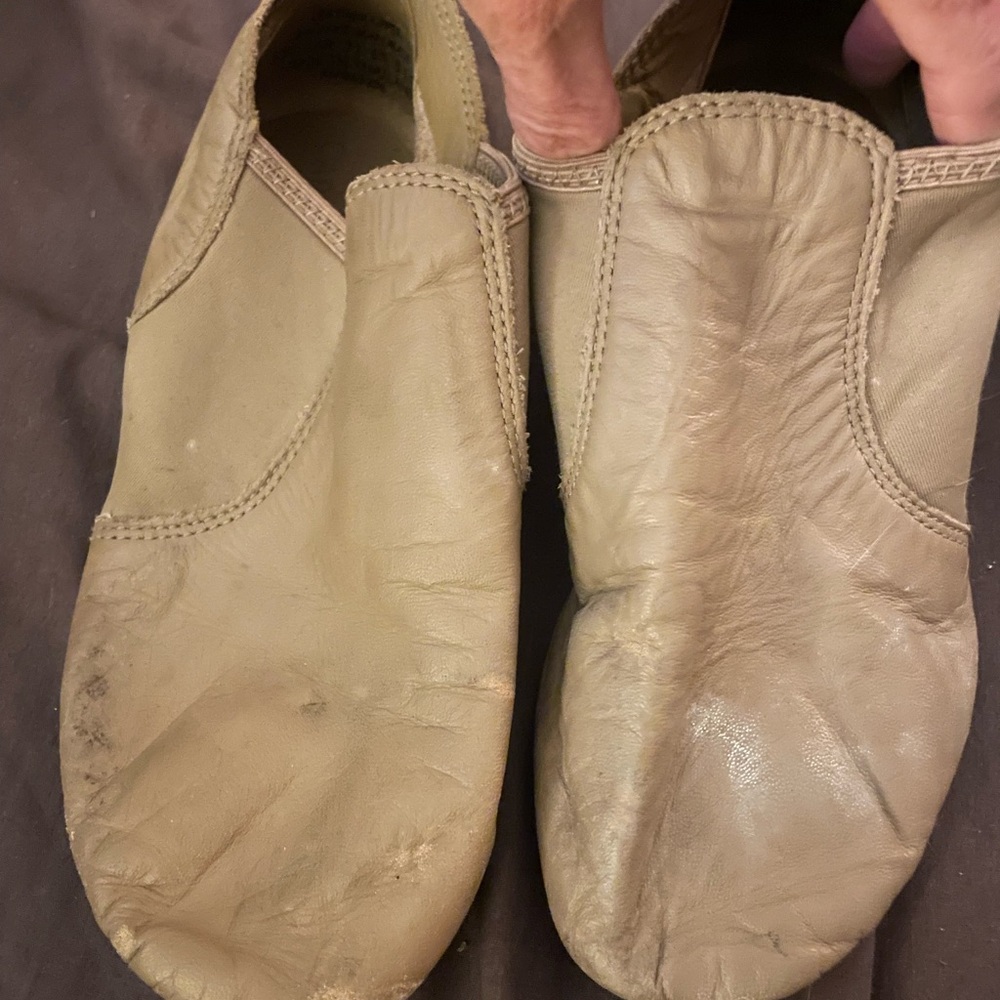 Capezio Tan Leather Slip-On Footwear